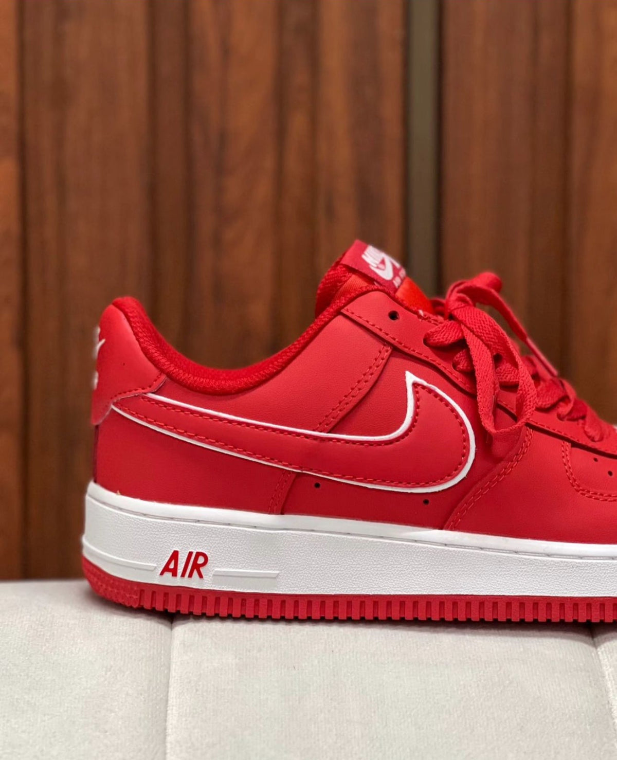 AIR FOR 1 ROJO - BLANCO