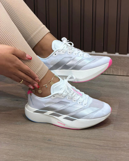 ADIDAS ADIZERO EVO BLANCO ROSA