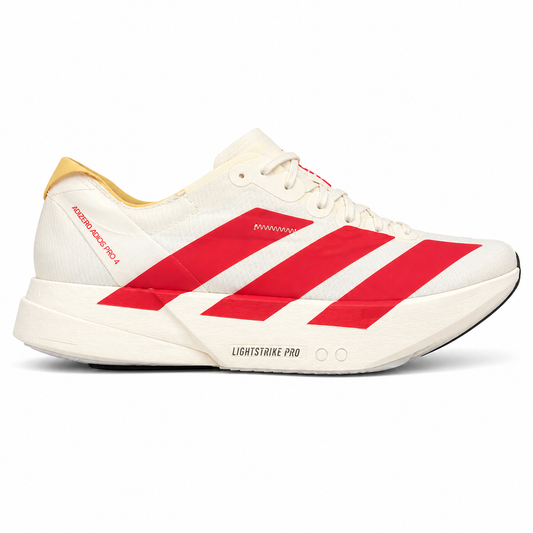 ADIDAS ADIZERO ADIOS PRO 4 BEIGE ROJO